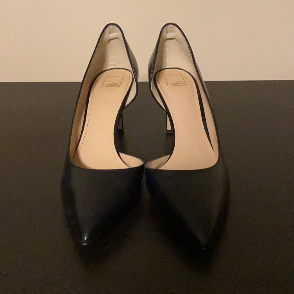 Black Leather Heel, Size 8.5
